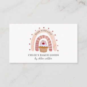 Affärskort i Bakery Pastry Chef Rainbow Cuptårta Visitkort