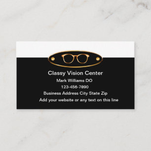 Affärskort i Classy Öga Vision Center Doktor Visitkort