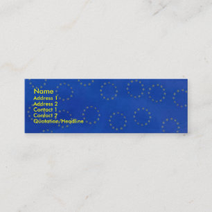 Affärskort i euro mini visitkort