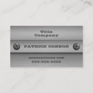 AFFÄRSKORT i METALL Visitkort