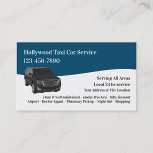 Affärskort i Taxi Visitkort