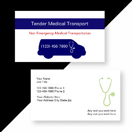 AFFÄRSKORT i TRANSPORT Visitkort