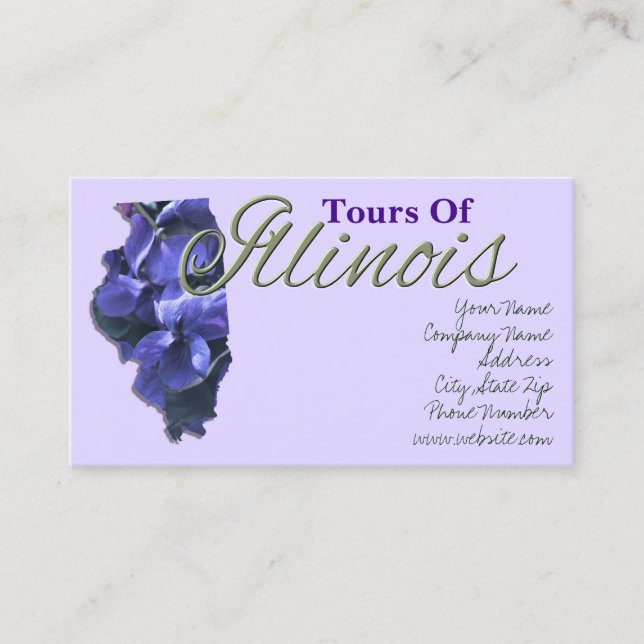 Affärskort - ILLINOIS Visitkort (Framsida)