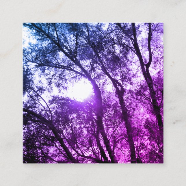 Affärskort&KONSTRUERA STIL Fyrkantigt Visitkort (Framsida)