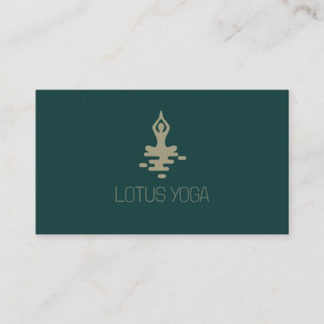 Affärskort LOTUS YOGA Visitkort (Framsida)