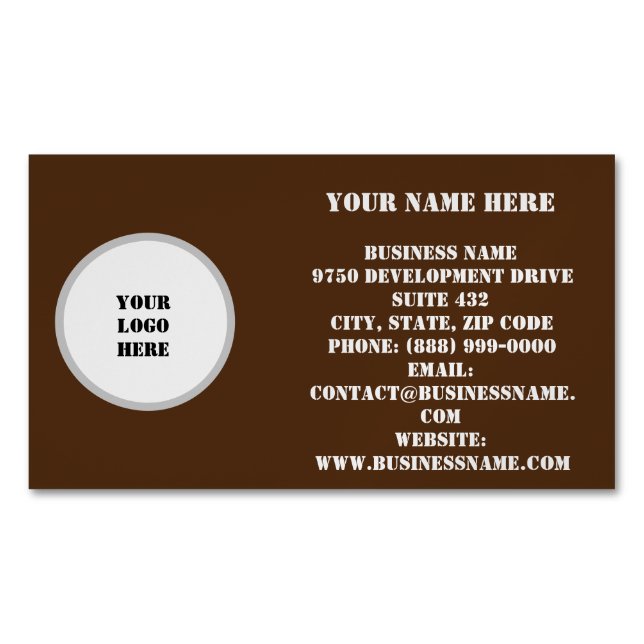 Affärskort Magnet (Framsida)