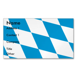Affärskort Magnet med Flagga av Bayern