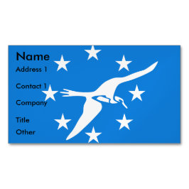 Affärskort Magnet med Flagga Corpus Christi