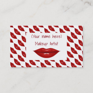 Affärskort-/makeup-artist Visitkort