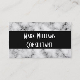 Affärskort/Marble Tidsbeställning Kort