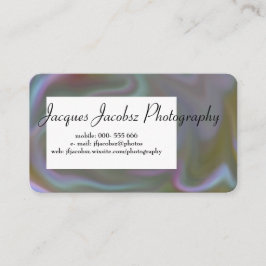 Affärskort med bakgrunden för Retro Tie Dye Visitkort