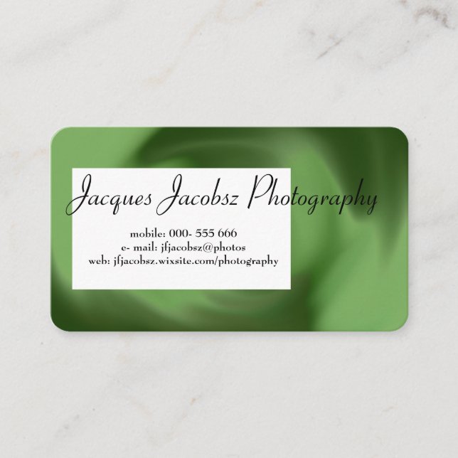 Affärskort med bakgrunden för Retro Tie Dye Visitkort (Framsida)