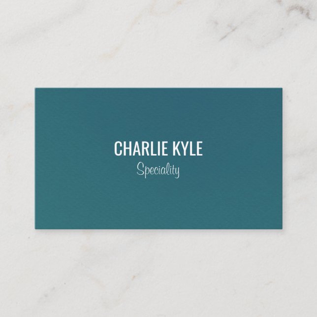 Affärskort med chic av minsta bensinblåskärpa visitkort (Framsida)