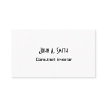 Affärskort med enkel Professionell - minimalistisk