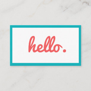 Affärskort med färgat trendig av roligt visitkort