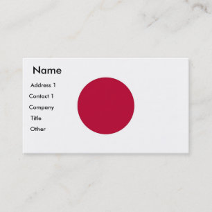 Affärskort med Flagga Japan Visitkort