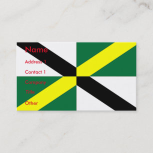 Affärskort med Flagga Monterey, Kalifornien Visitkort