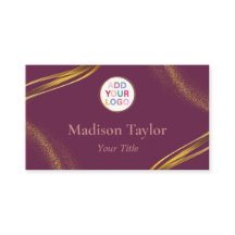 Affärskort med modern Professionell med QR-kod