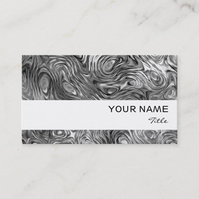 Affärskort med moln utskrift, vitt rand visitkort (Framsida)