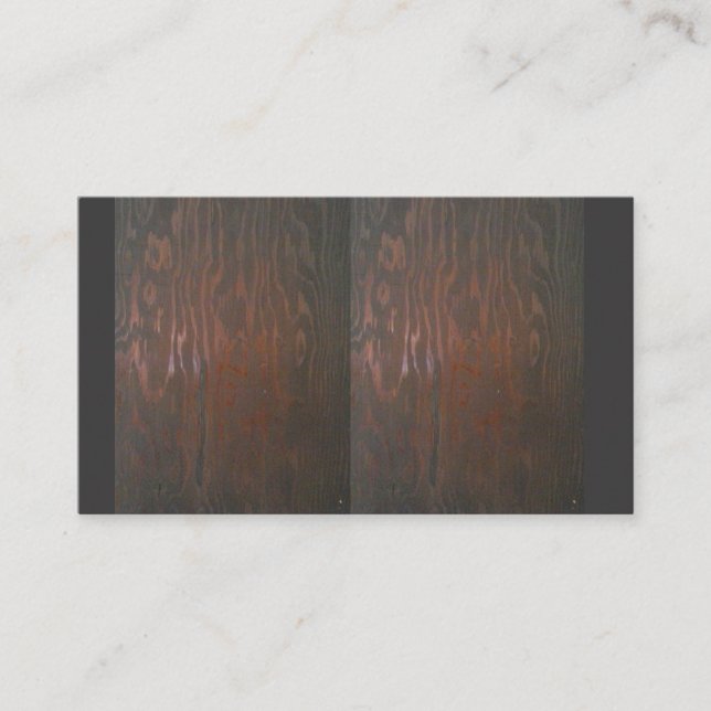 Affärskort med trästreck visitkort (Framsida)