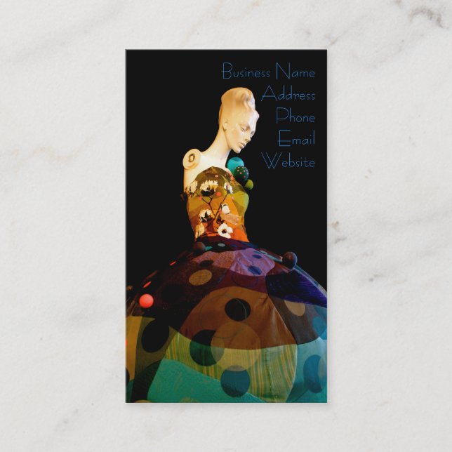 Affärskort Mode Visitkort (Framsida)