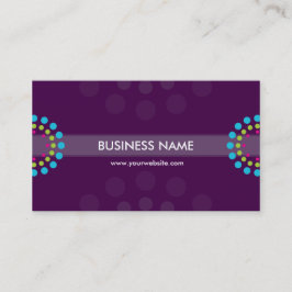 AFFÄRSKORT modern lila-akvajlimmer från retrospot Visitkort