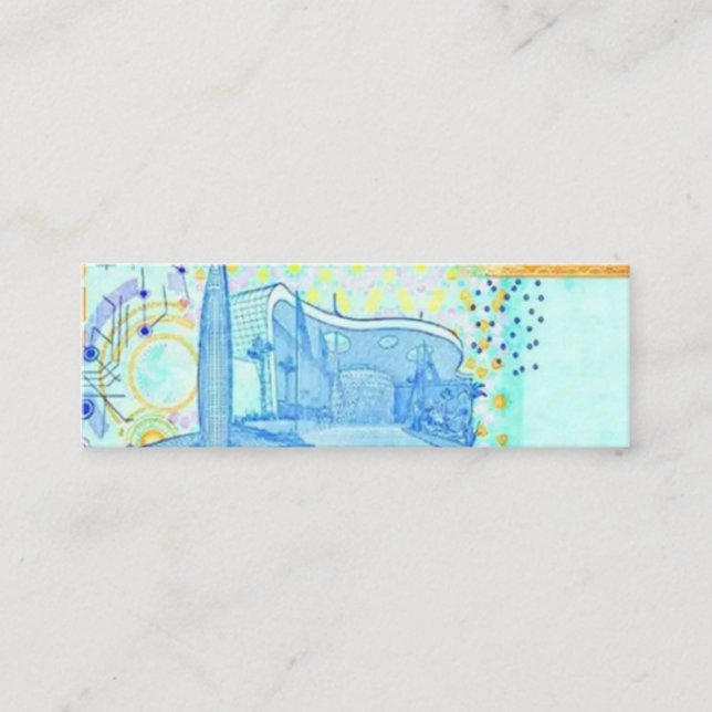 Affärskort MORROCO 🇲 🇦 Mini Visitkort (Framsida)