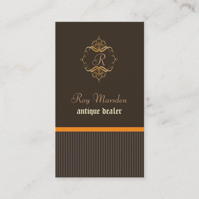 affärskort mot handlare visitkort (Framsida)