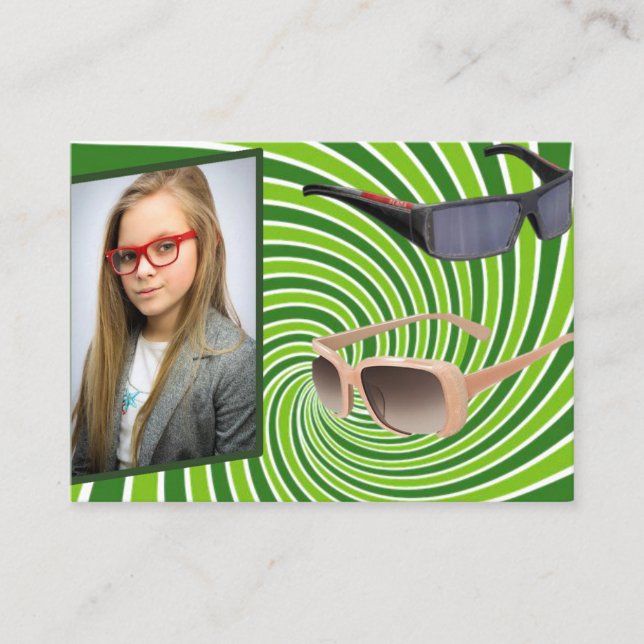 Affärskort, Öga Vision-Affärskort Visitkort (Framsida)