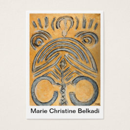 Affärskort Originalkonst Abstrakt Artists Visitkort