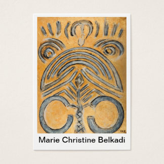 Affärskort Originalkonst Abstrakt Artists Visitkort