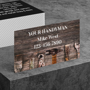 Affärskort på Dubblan coola Modern Handyman Visitkort