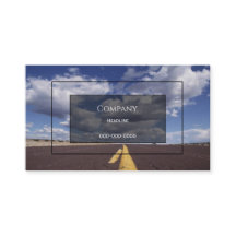 Affärskort på motorvägen