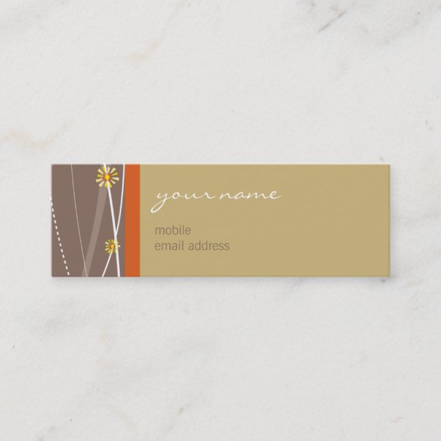 AFFÄRSKORT:: Parenteser 3 Mini Visitkort (Framsida)