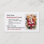 Affärskort: Professionell Santa Santa Visitkort<br><div class="desc">Affärskort: Professionell Santa Santa</div>