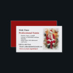 Affärskort: Professionell Santa Santa Visitkort<br><div class="desc">Affärskort: Professionell Santa Santa</div>