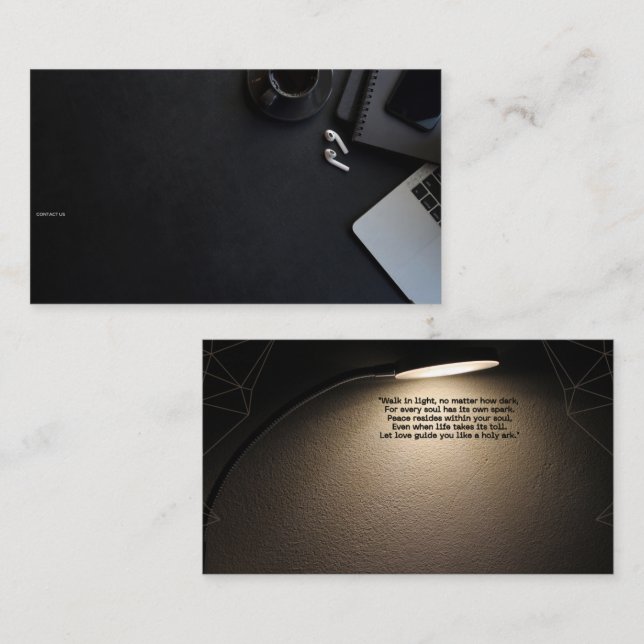 Affärskort Set 4 Visitkort (Fram/baksida)