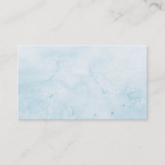 affärskort/Skapa din egen blå vattenfärg Visitkort