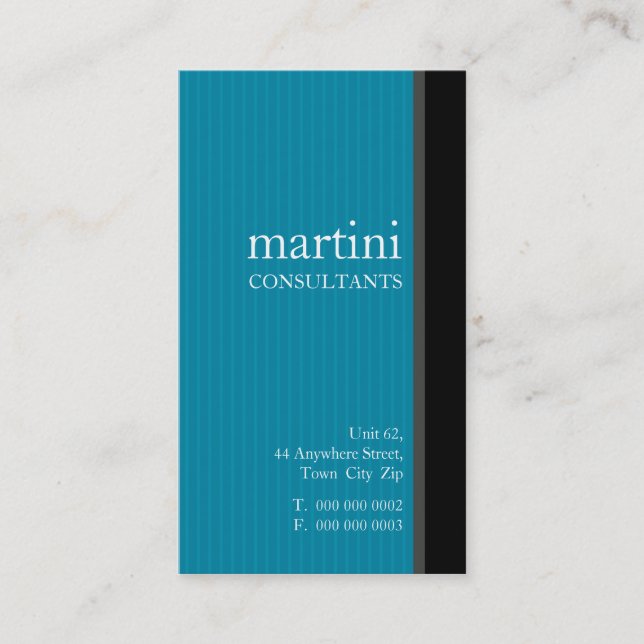 AFFÄRSKORT: Slimmad 10 Visitkort (Framsida)