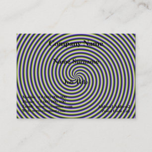 Affärskort Swirl i Grönt Blue and Violet Visitkort