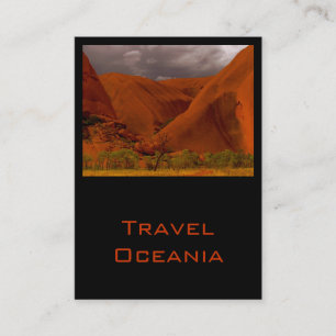 Affärskort Travel Oceanien Visitkort