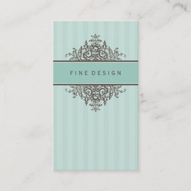 AFFÄRSKORT: vacker renaissance 6 Visitkort (Framsida)