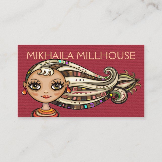 Affärskort Version - Society Diva Visitkort (Framsida)