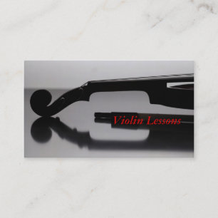 Affärskort: Violin Lessons Visitkort