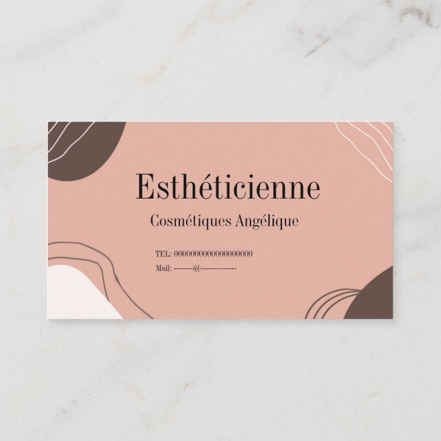 affärskort visitkort (Baksida)