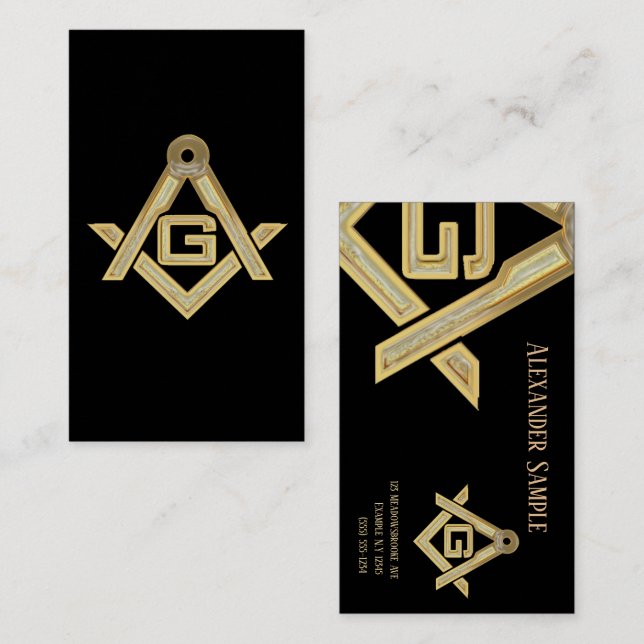 Affärskort Visitkort (Fram/baksida)