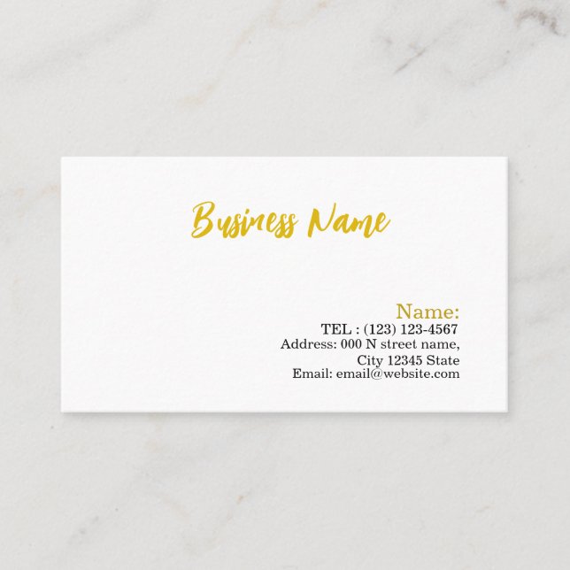 Affärskort Visitkort (Framsida)