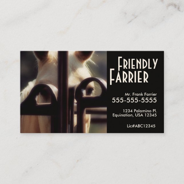 Affärskort Visitkort (Framsida)