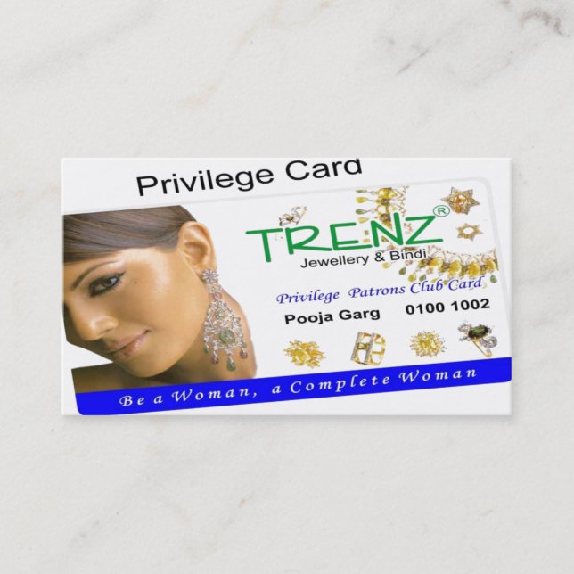 Affärskort Visitkort (Framsida)