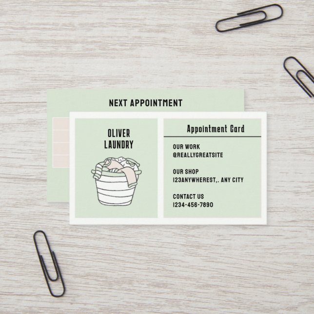 Affärskort Visitkort (Fram/Back In Situ)